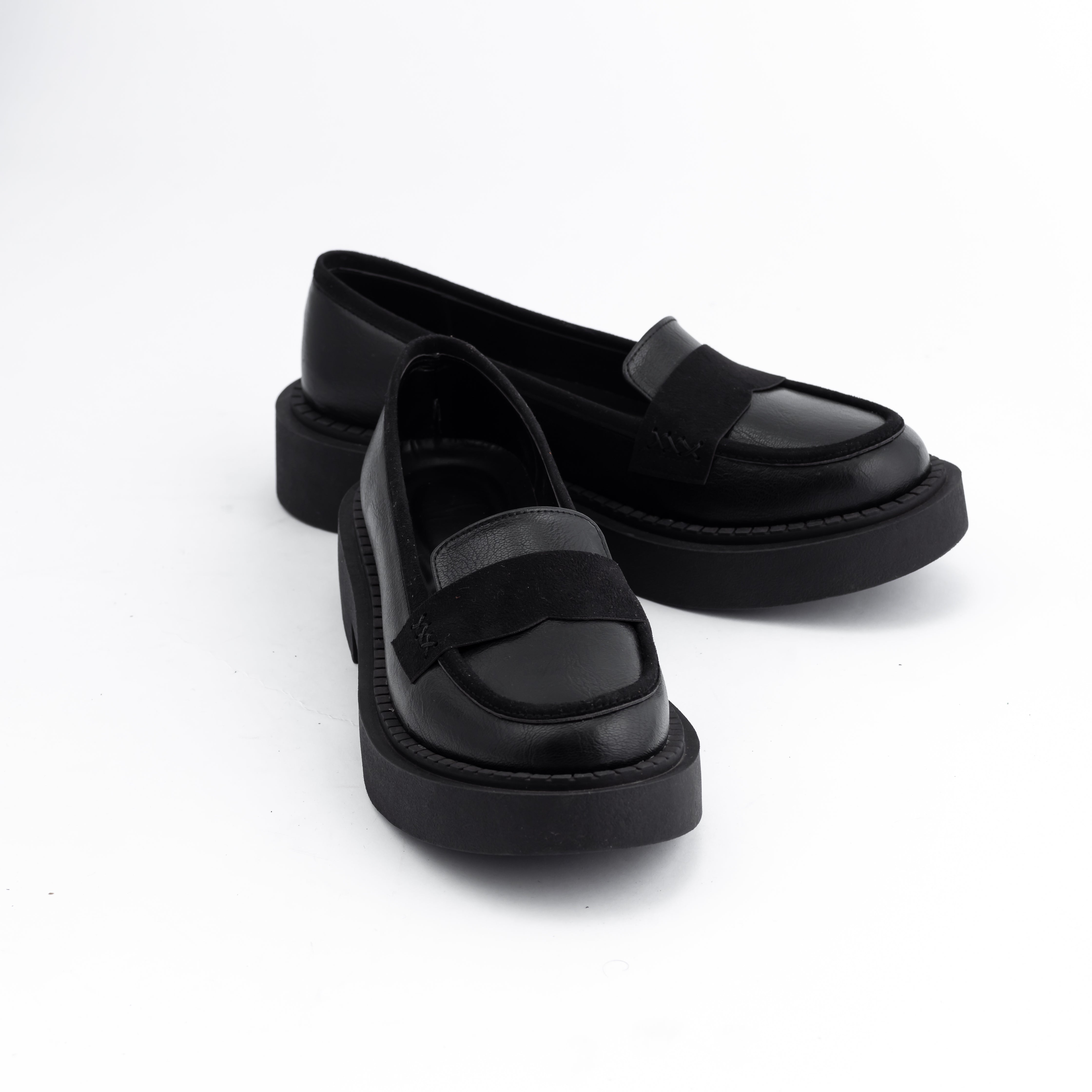 Women Black Loafers