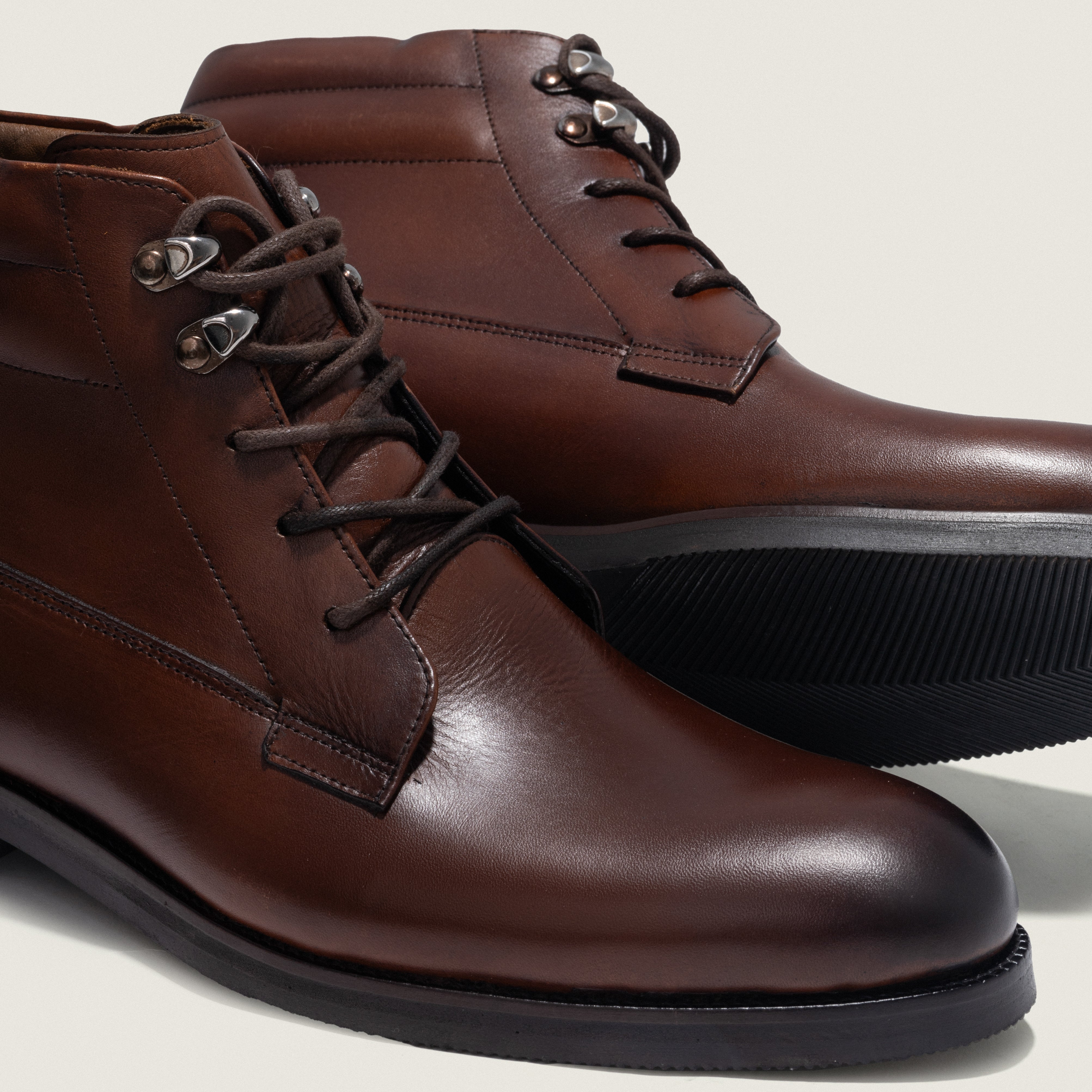 Havan Plain Lace Up Boots