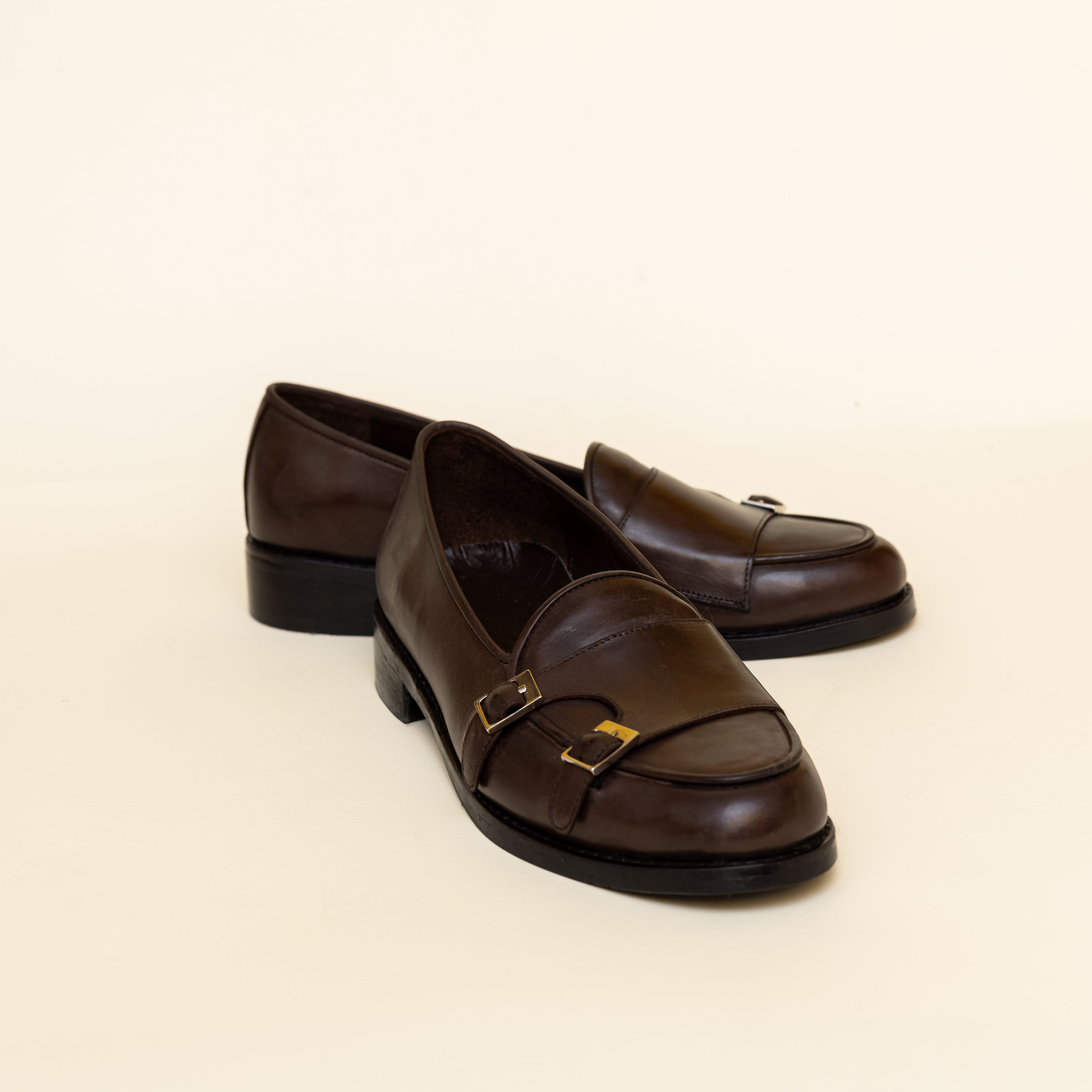 Women Brown Doublemonk College