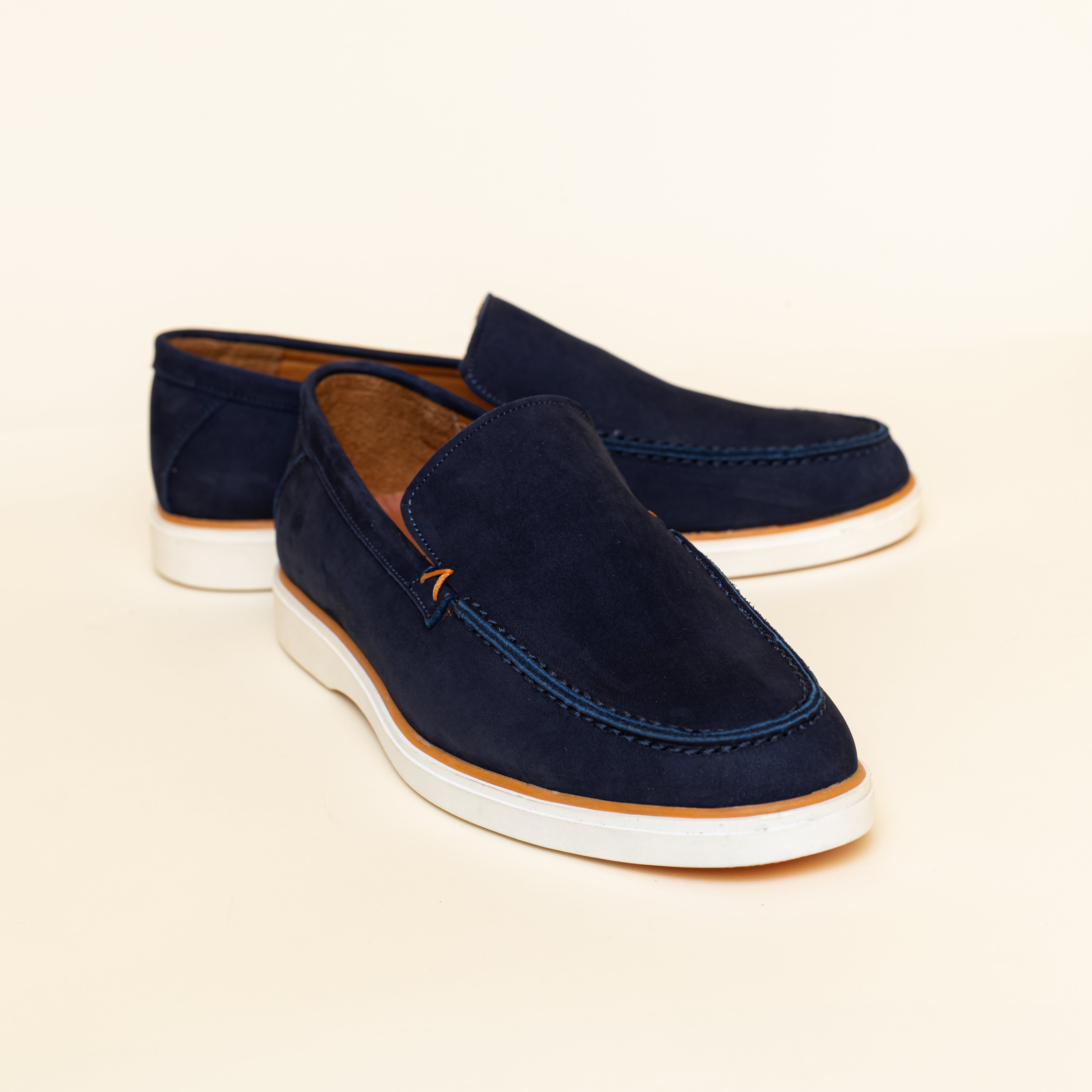 Navy Loafer Sneakers