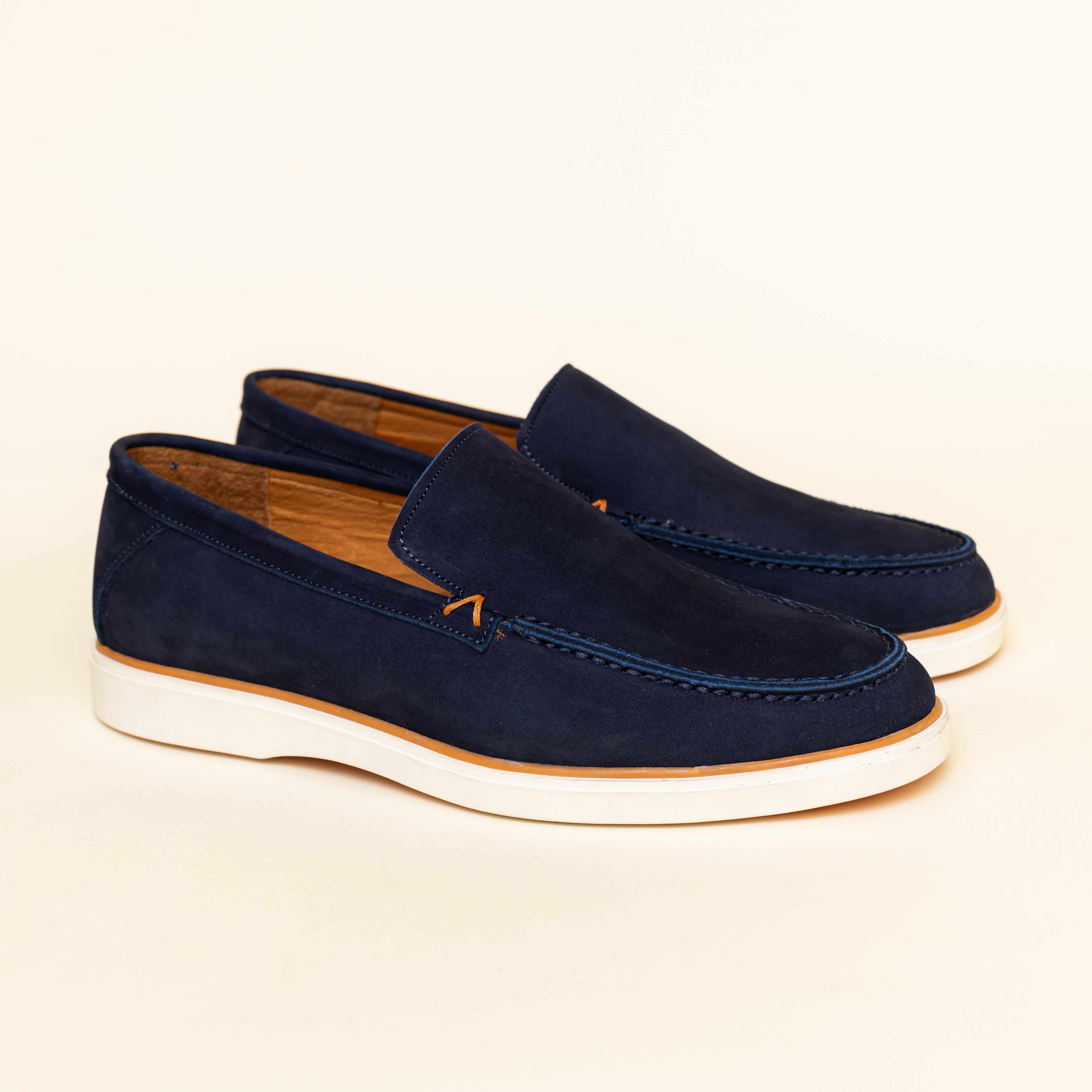 Navy Loafer Sneakers