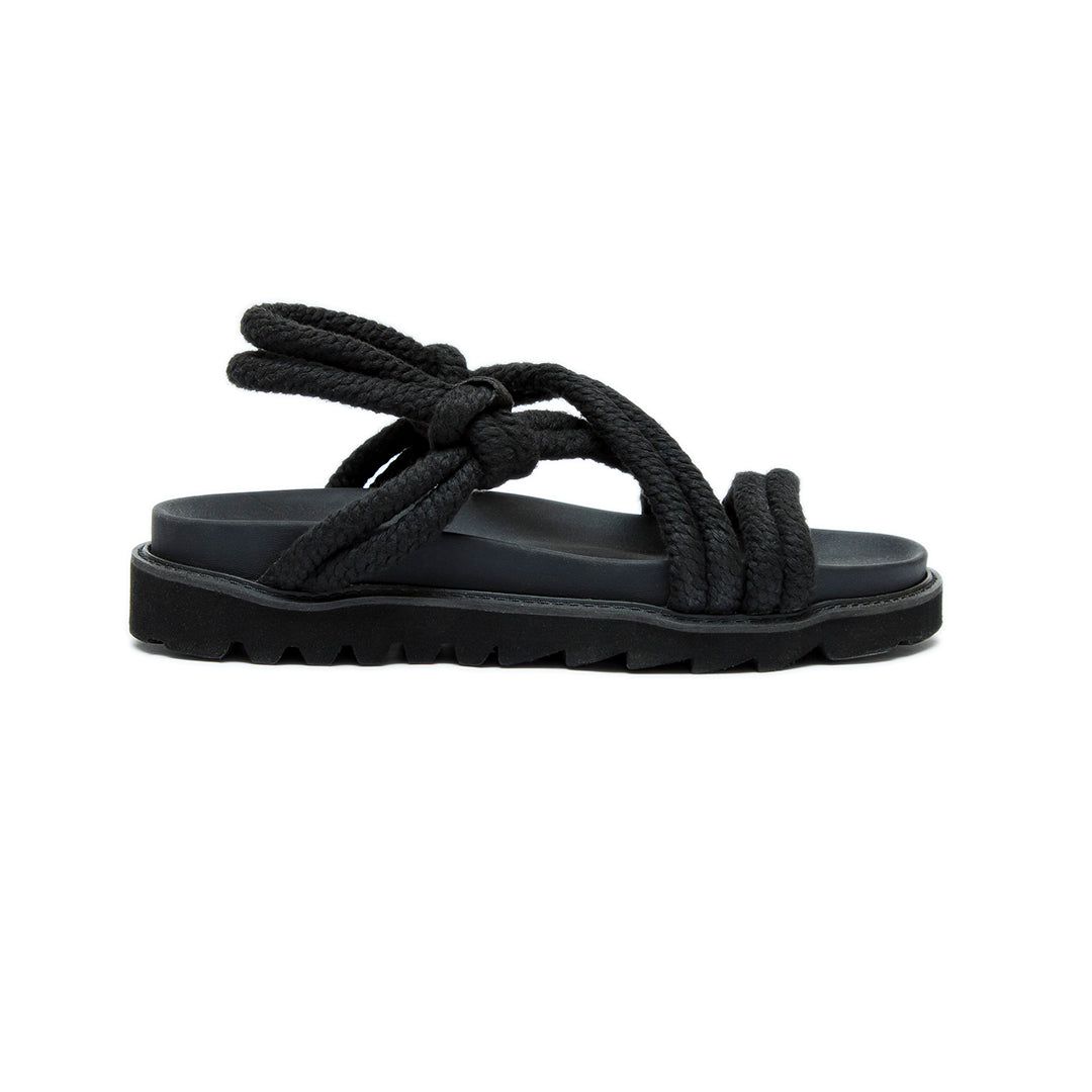 Black Rope Sandal
