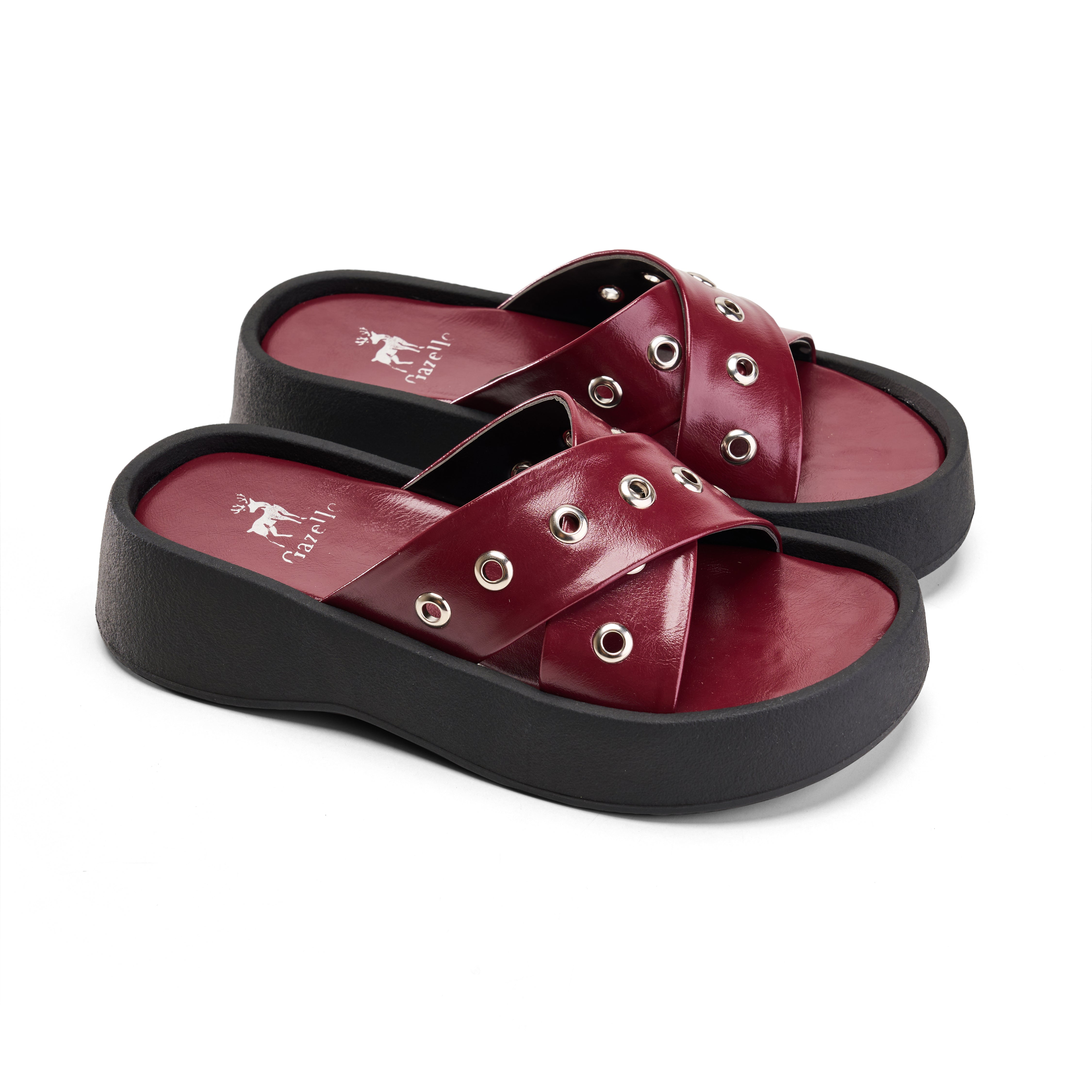 Women Burgundy Rhoda