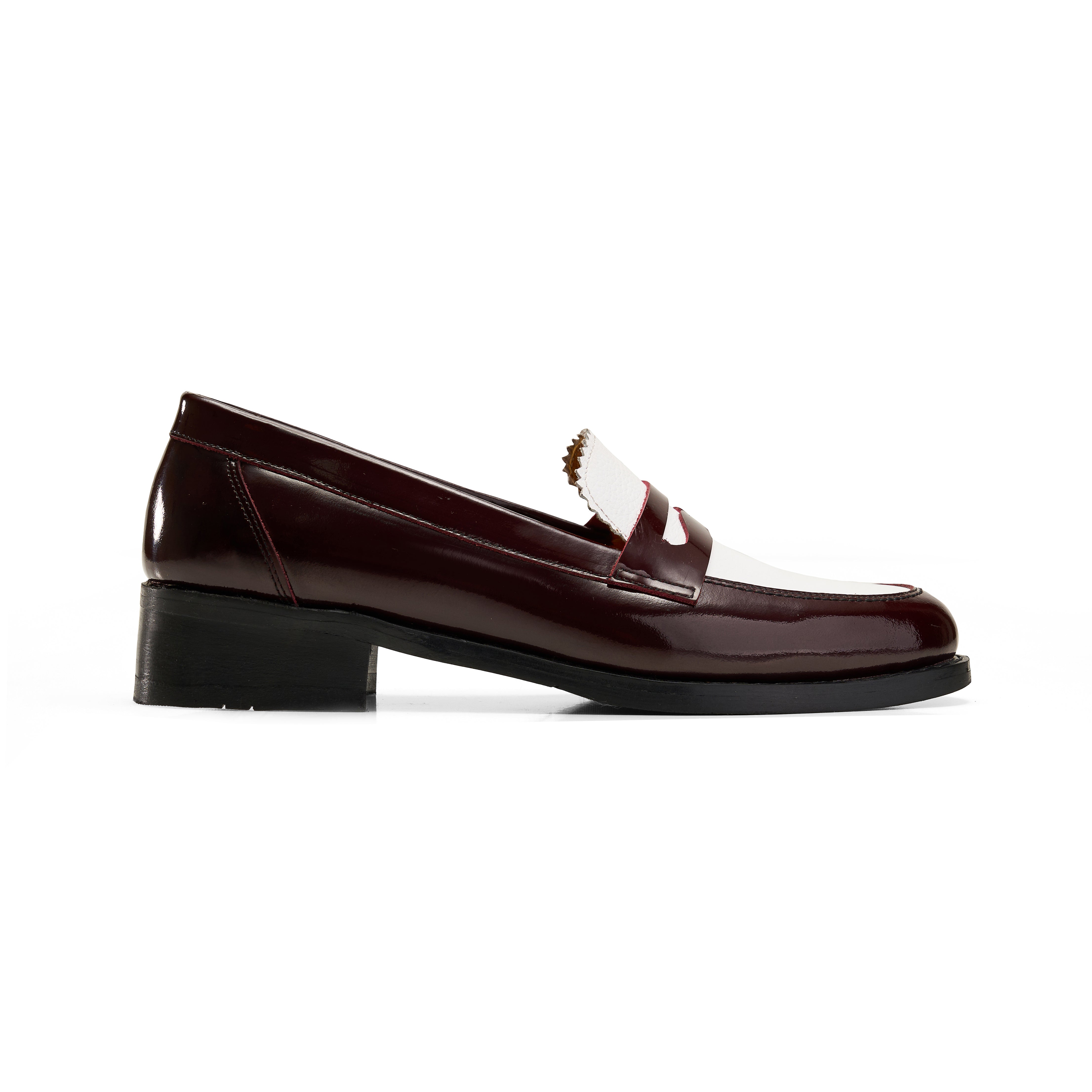 Women Burgundy/White College