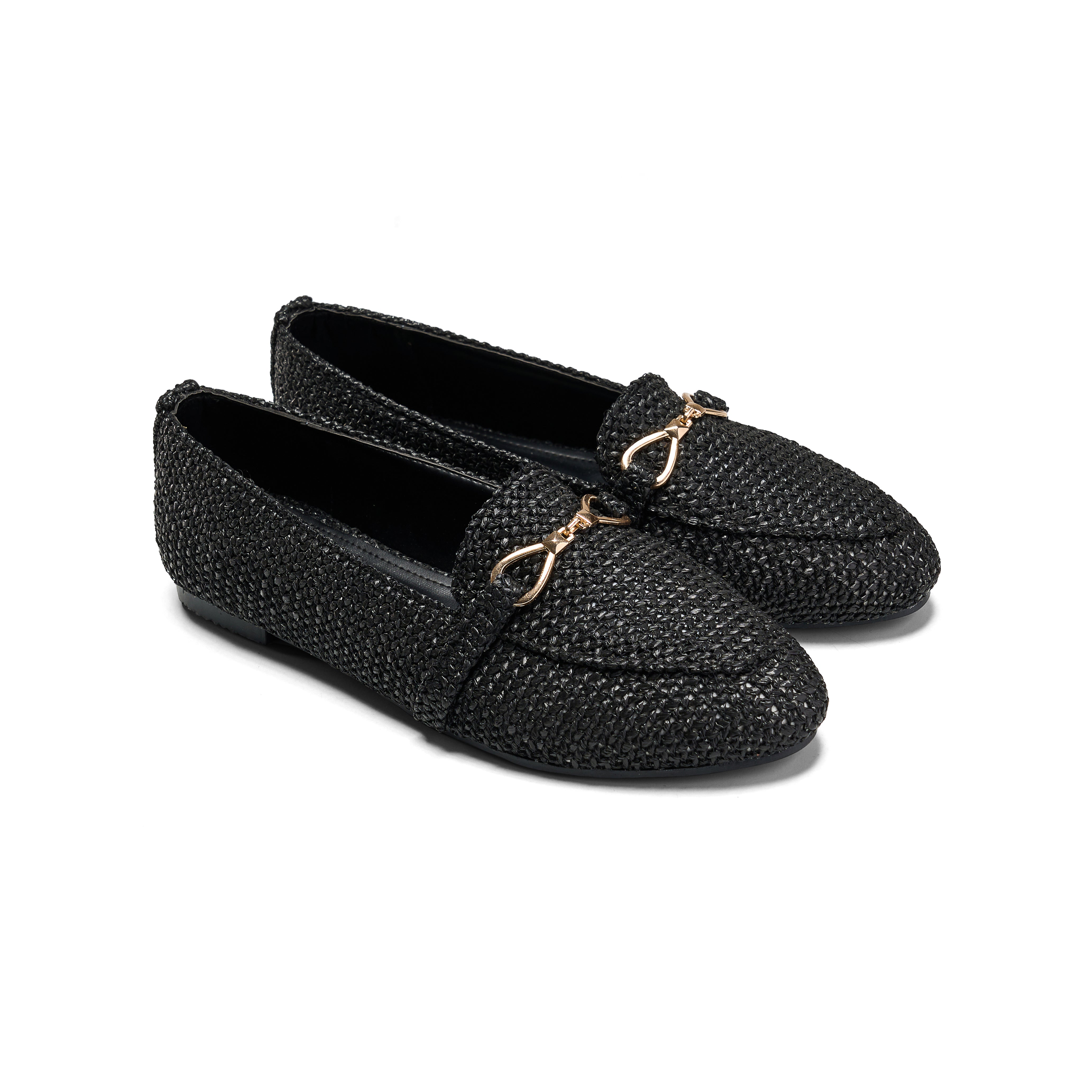 Women Black Fabric Fuka