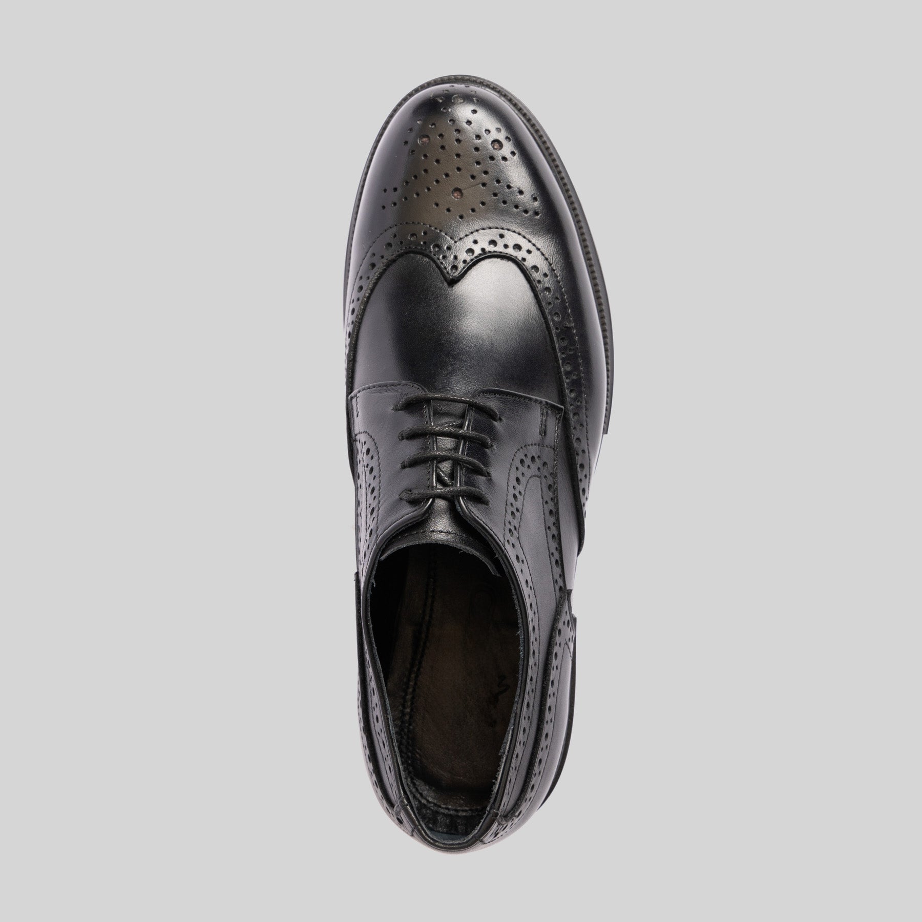 Chunky Black Brogue