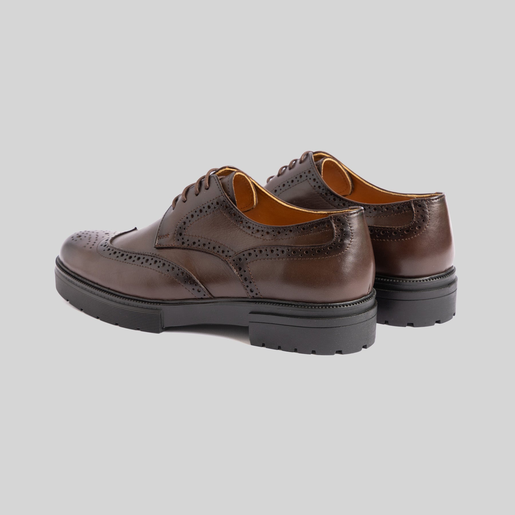 Chunky Brown Brogue