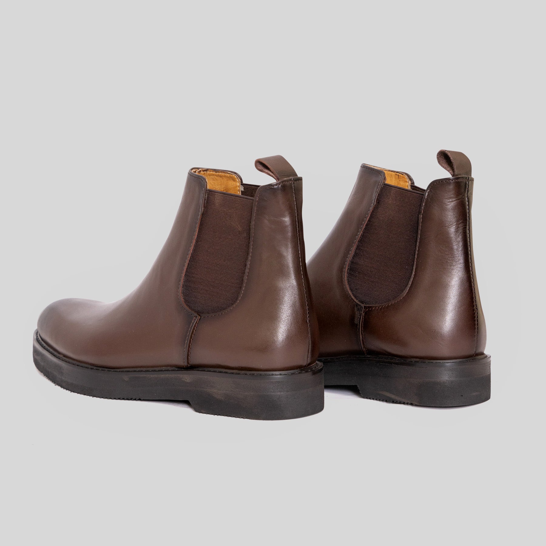 Brown Chunky Chelsea Boot