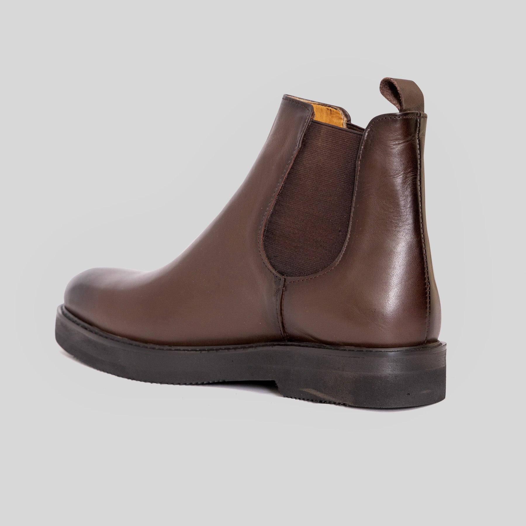 Brown Chunky Chelsea Boot