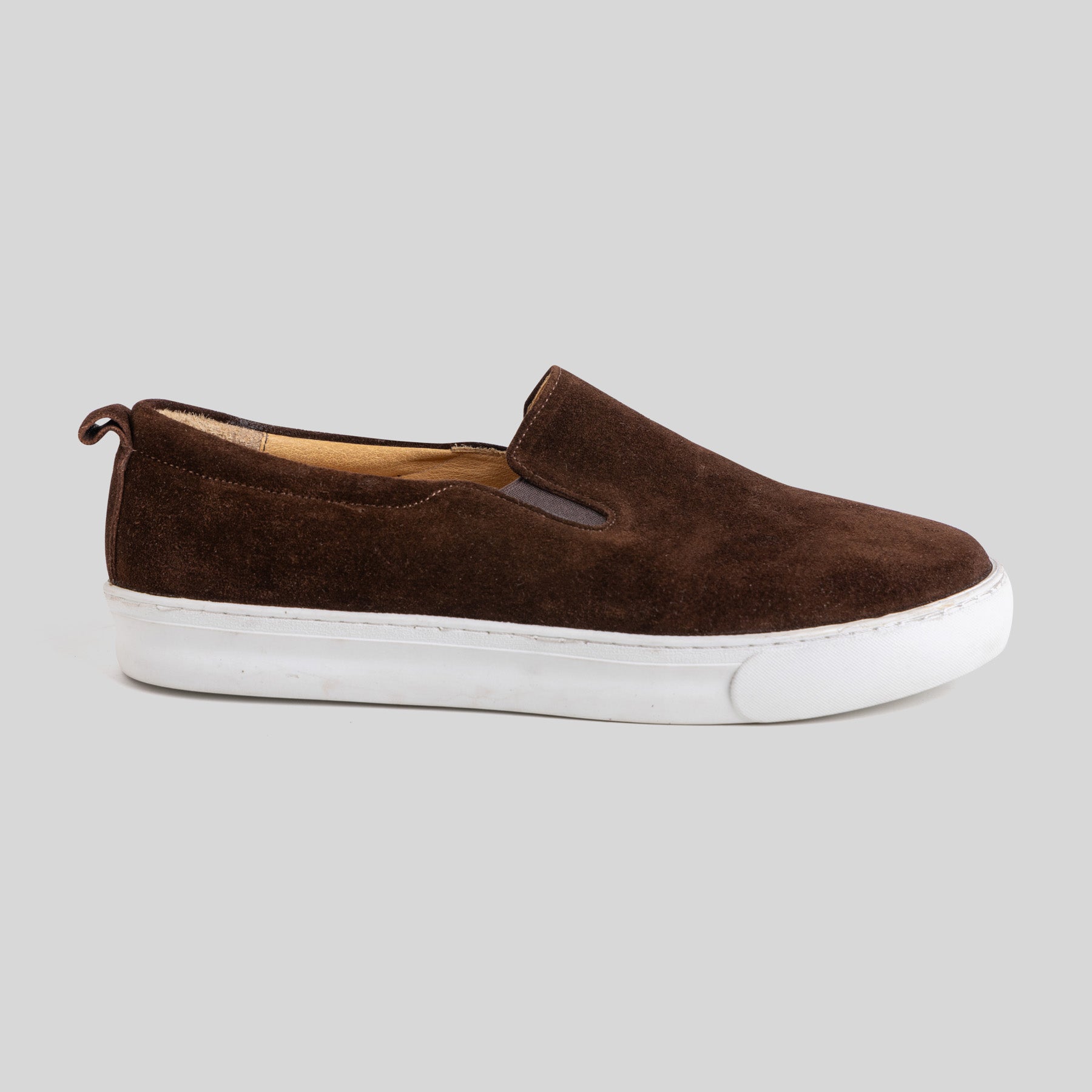 Brown Suede Espadrillis Sneakers