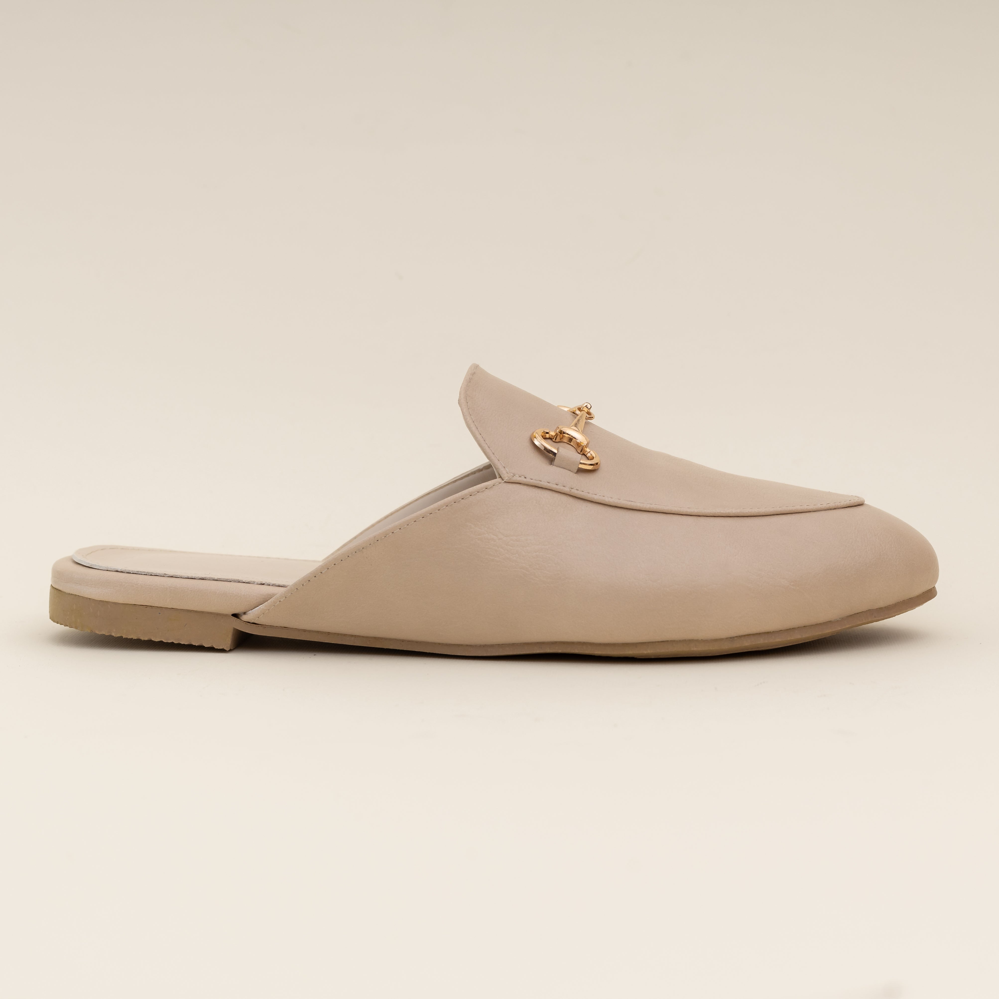 Women Beige Mule