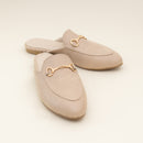 Women Beige Mule