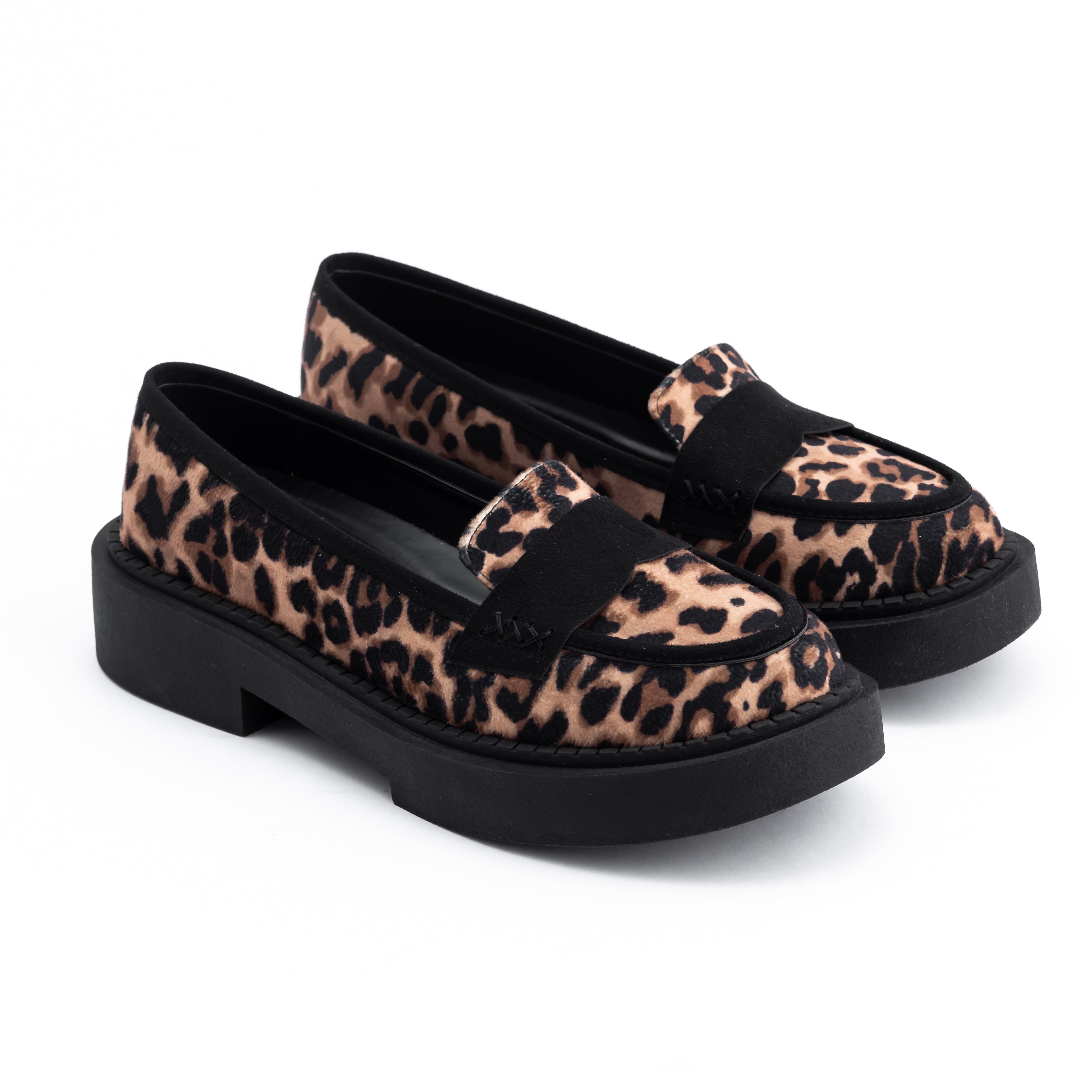 Women Leopard Pattern Loafers