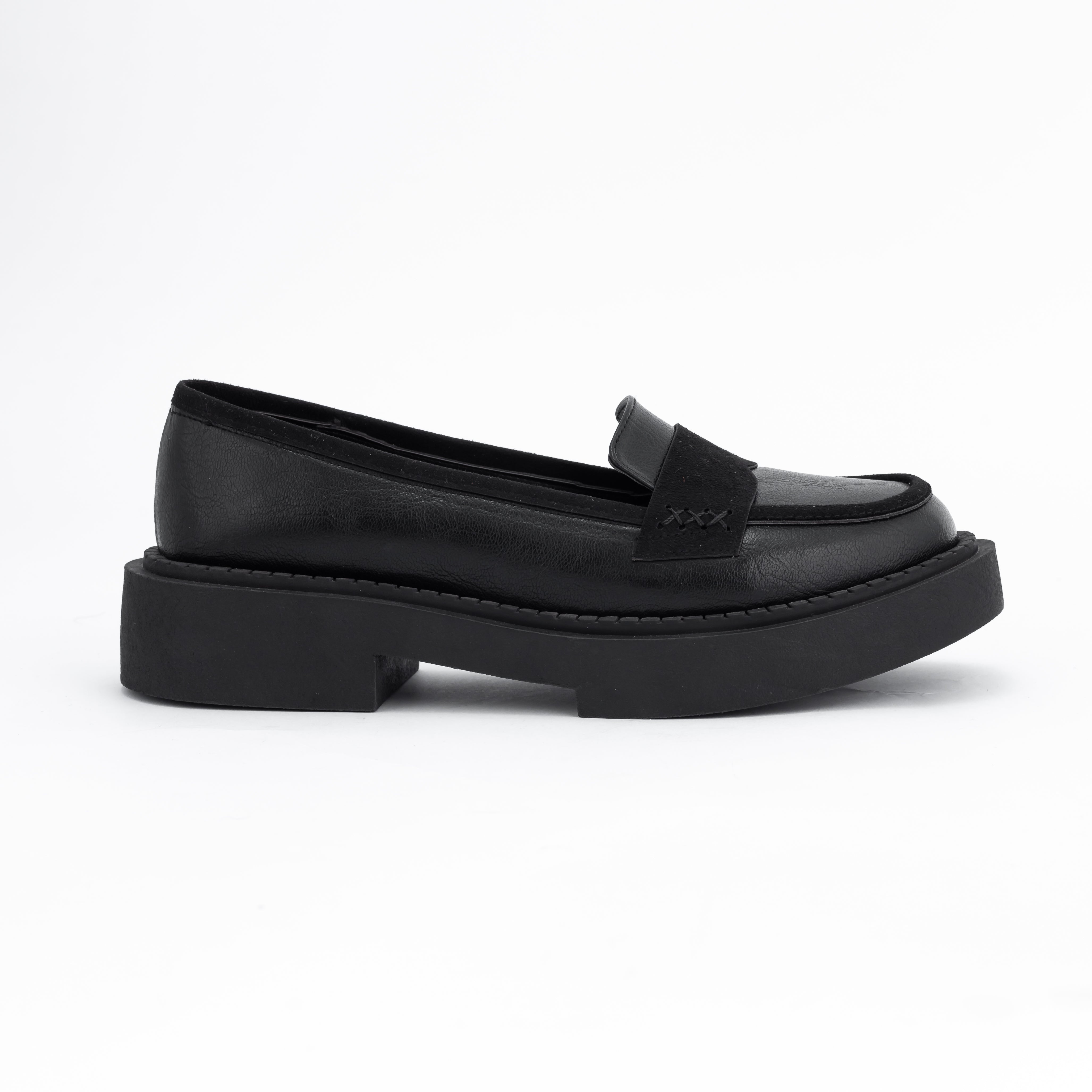 Women Black Loafers