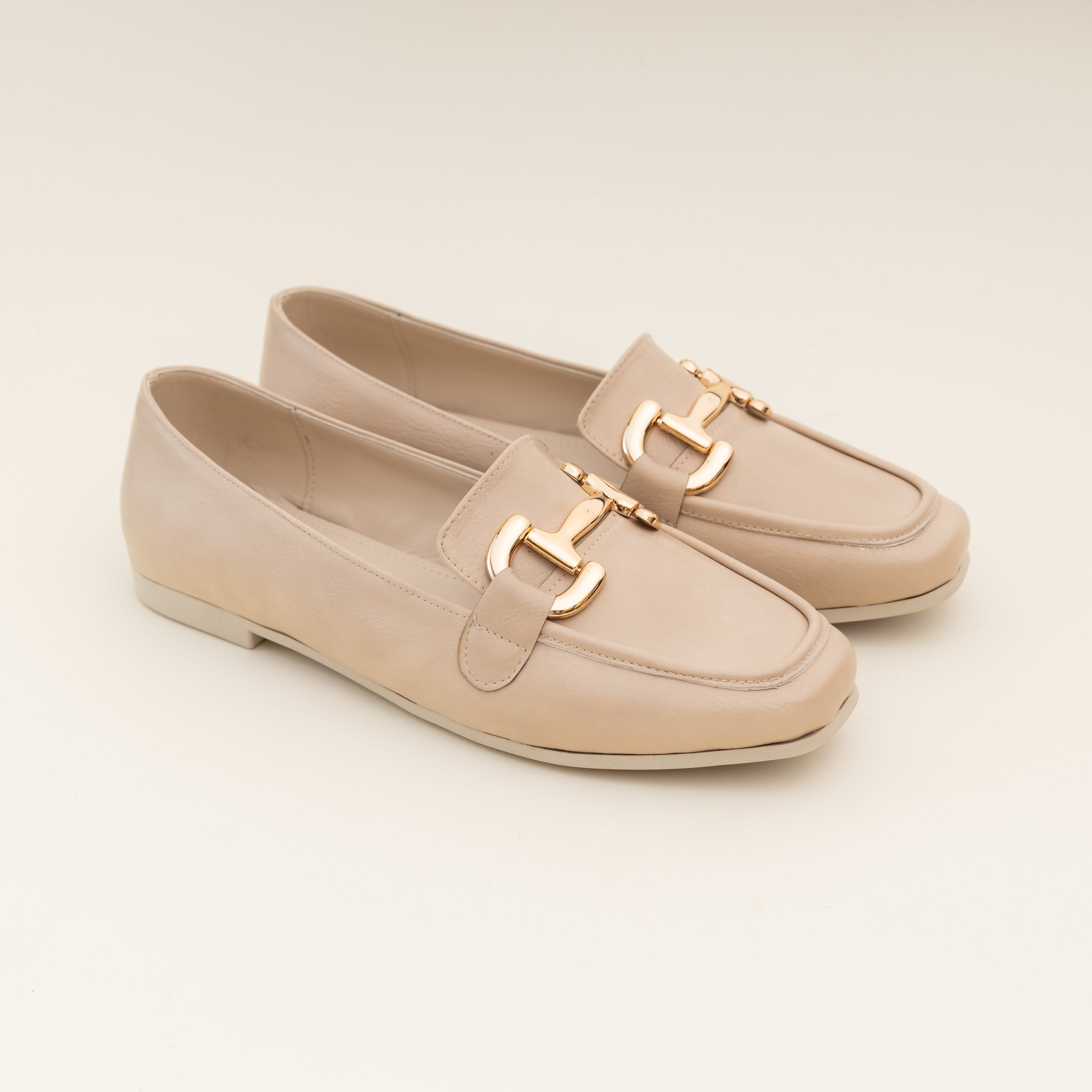 Women Beige Flat Ballet