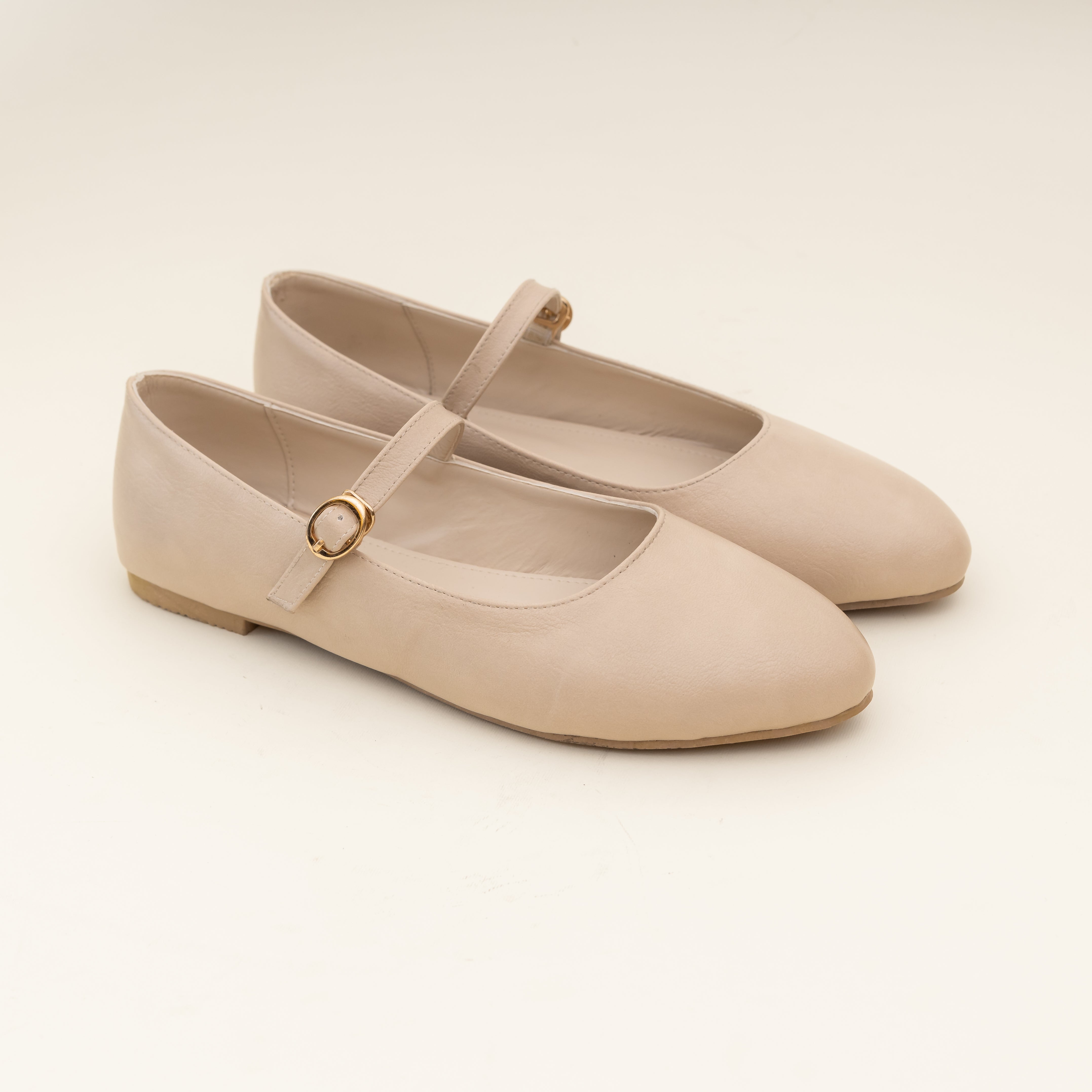 Women Beige Ballerina