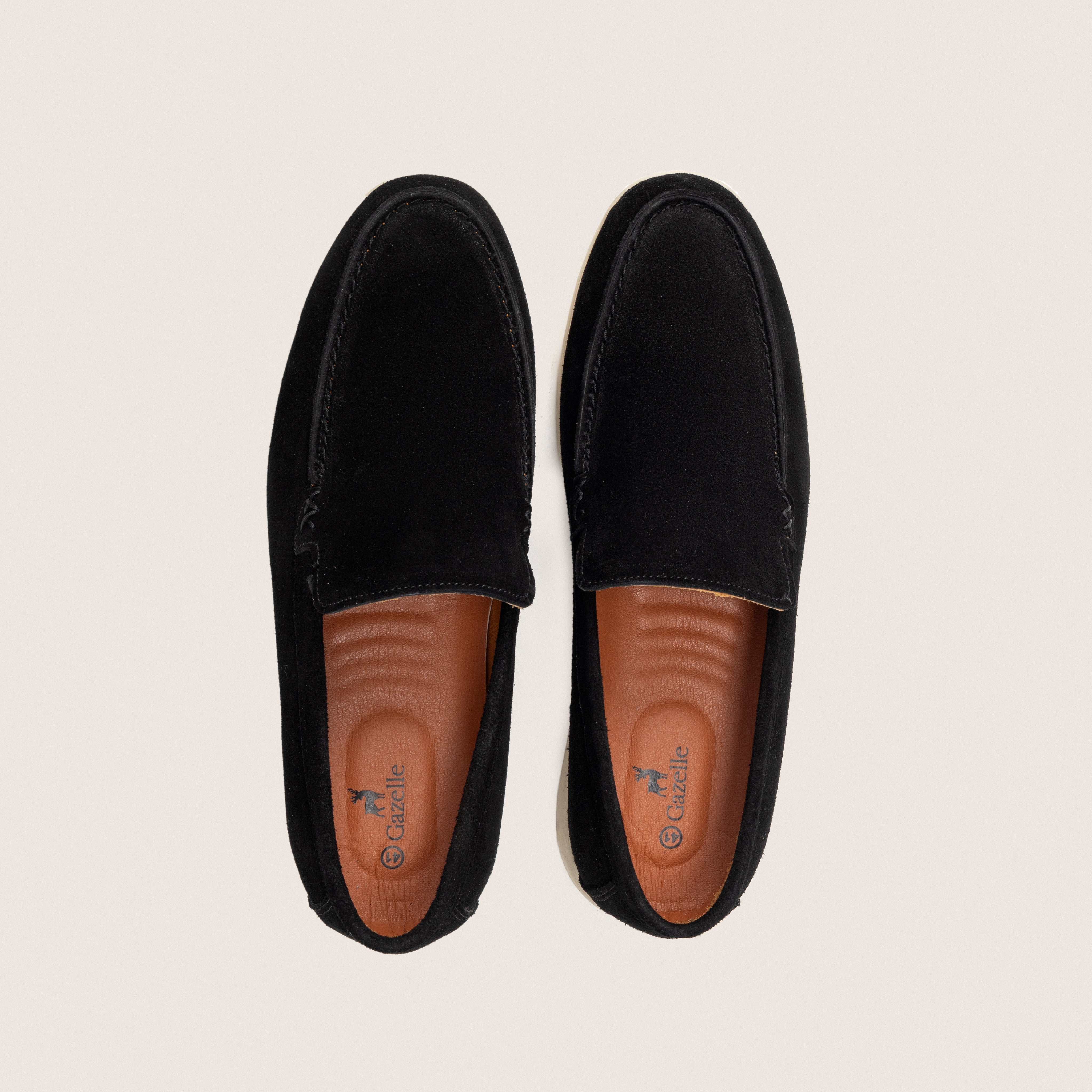 Black Suede Loafer Sneakers
