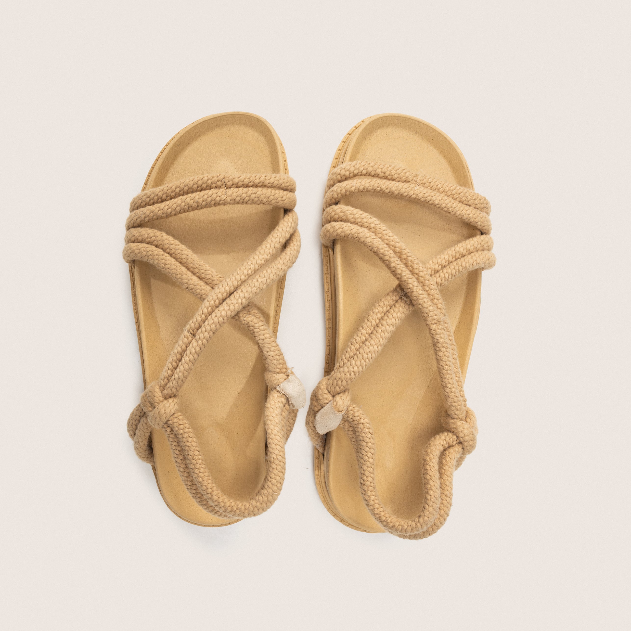 Beige Rope Sandal