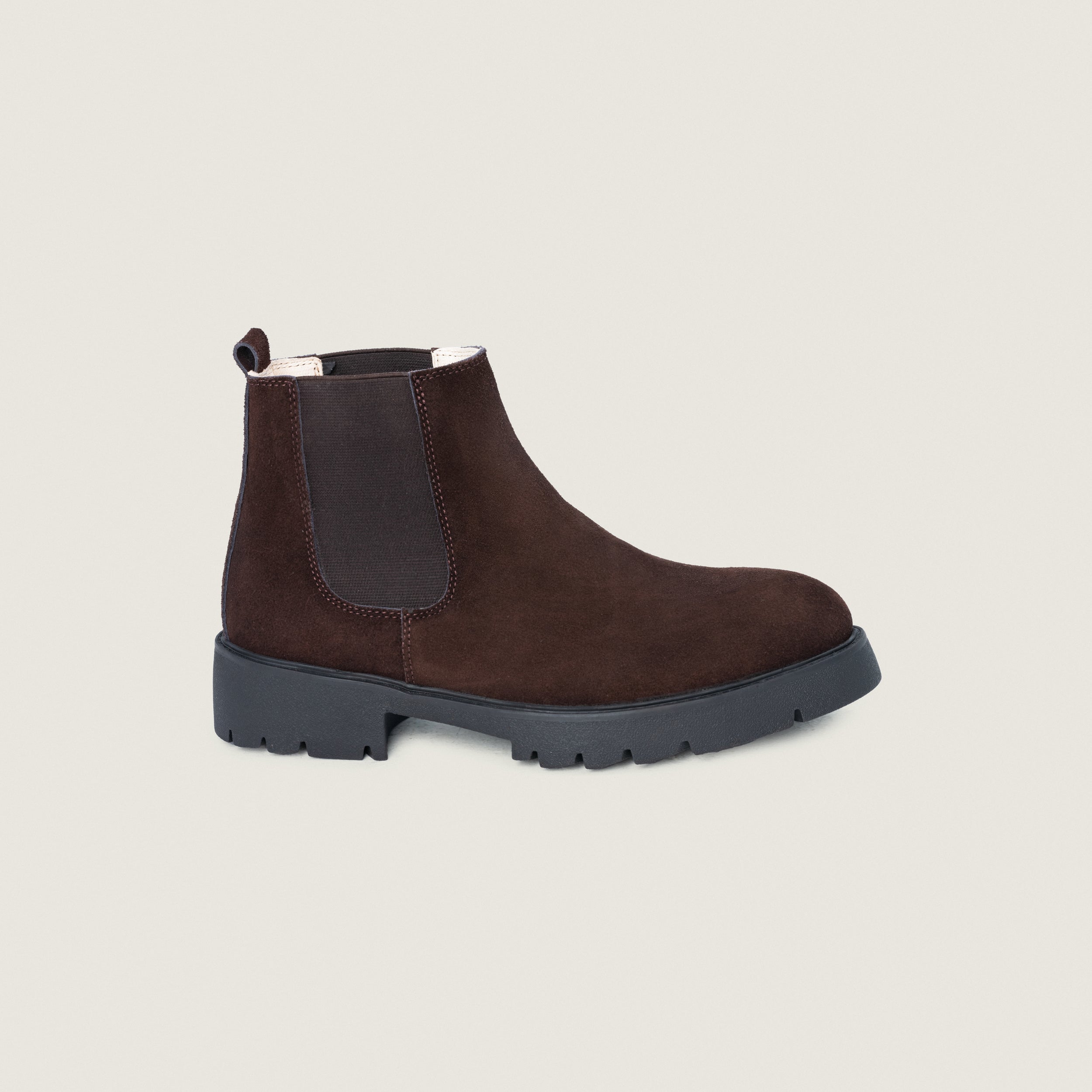 Brown Suede Chelsea Boot