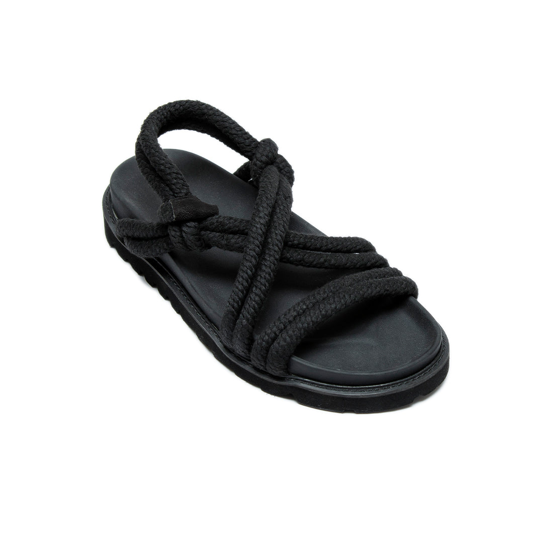 Black Rope Sandal