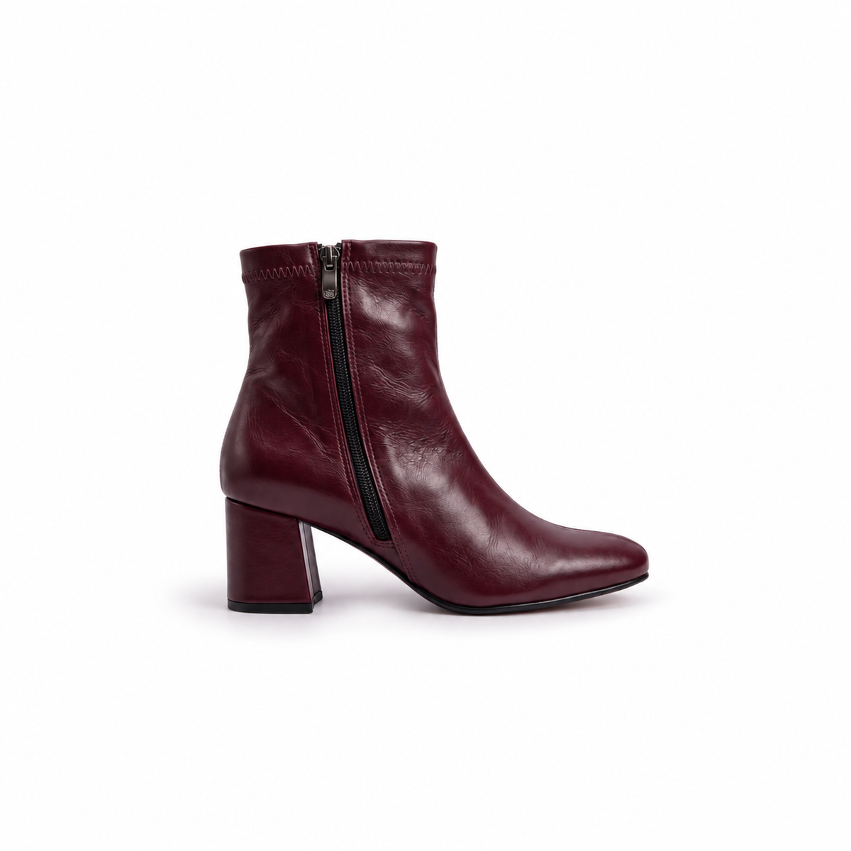 Women Mila Burgundy Ankle Boots