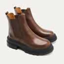 Women Brown Chunky Chelsea Boot