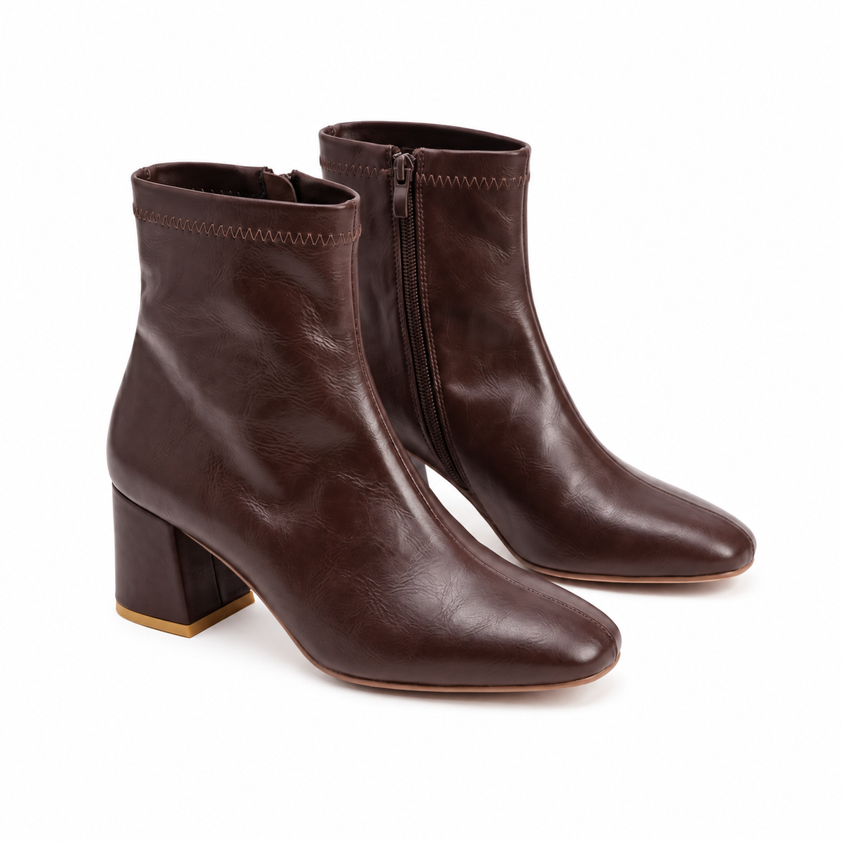 Women Mila Brown Ankle Boots