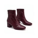 Women Mila Burgundy Ankle Boots