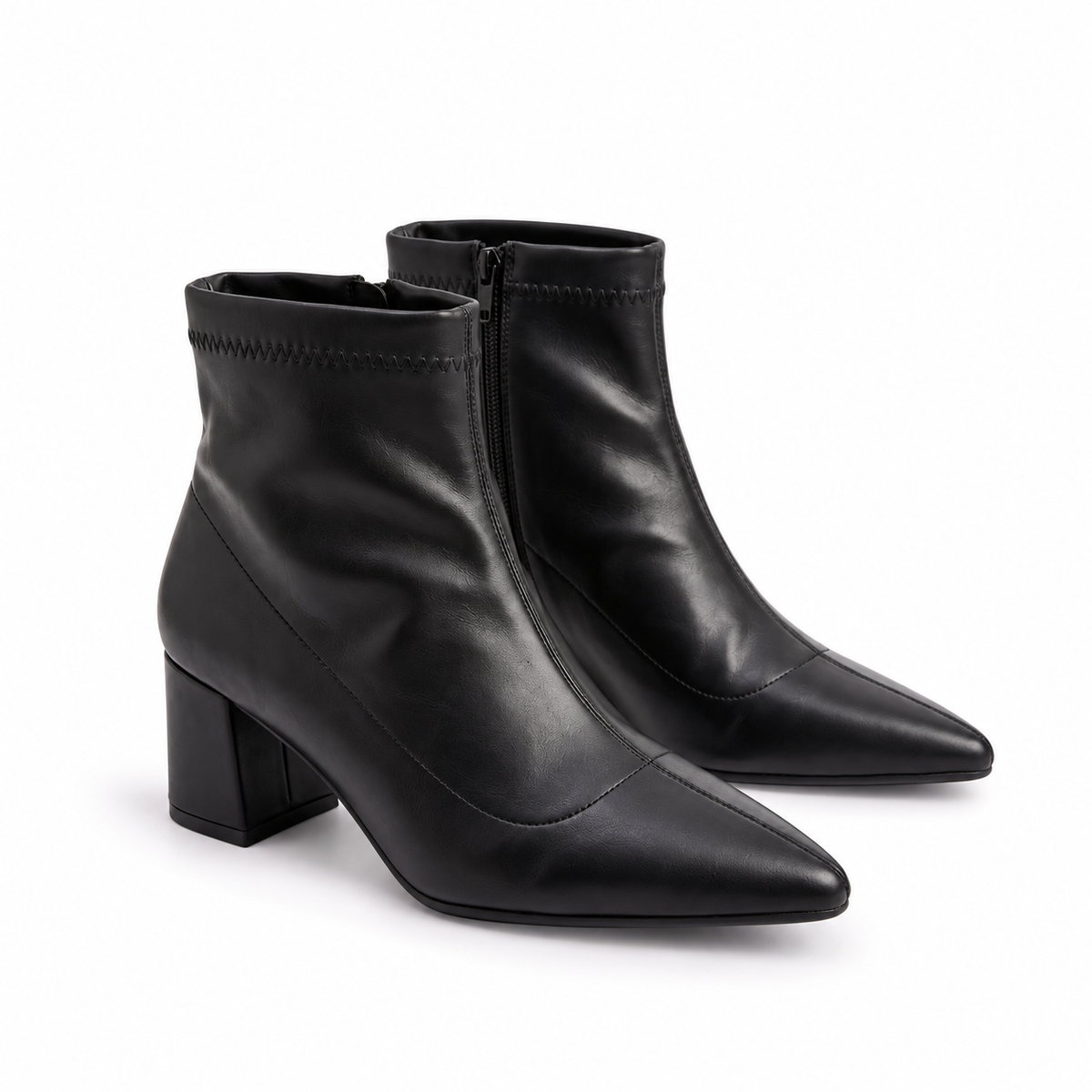 Women Verona Black Ankle Boots