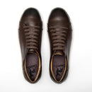 Dark Brown Plain Sneakers