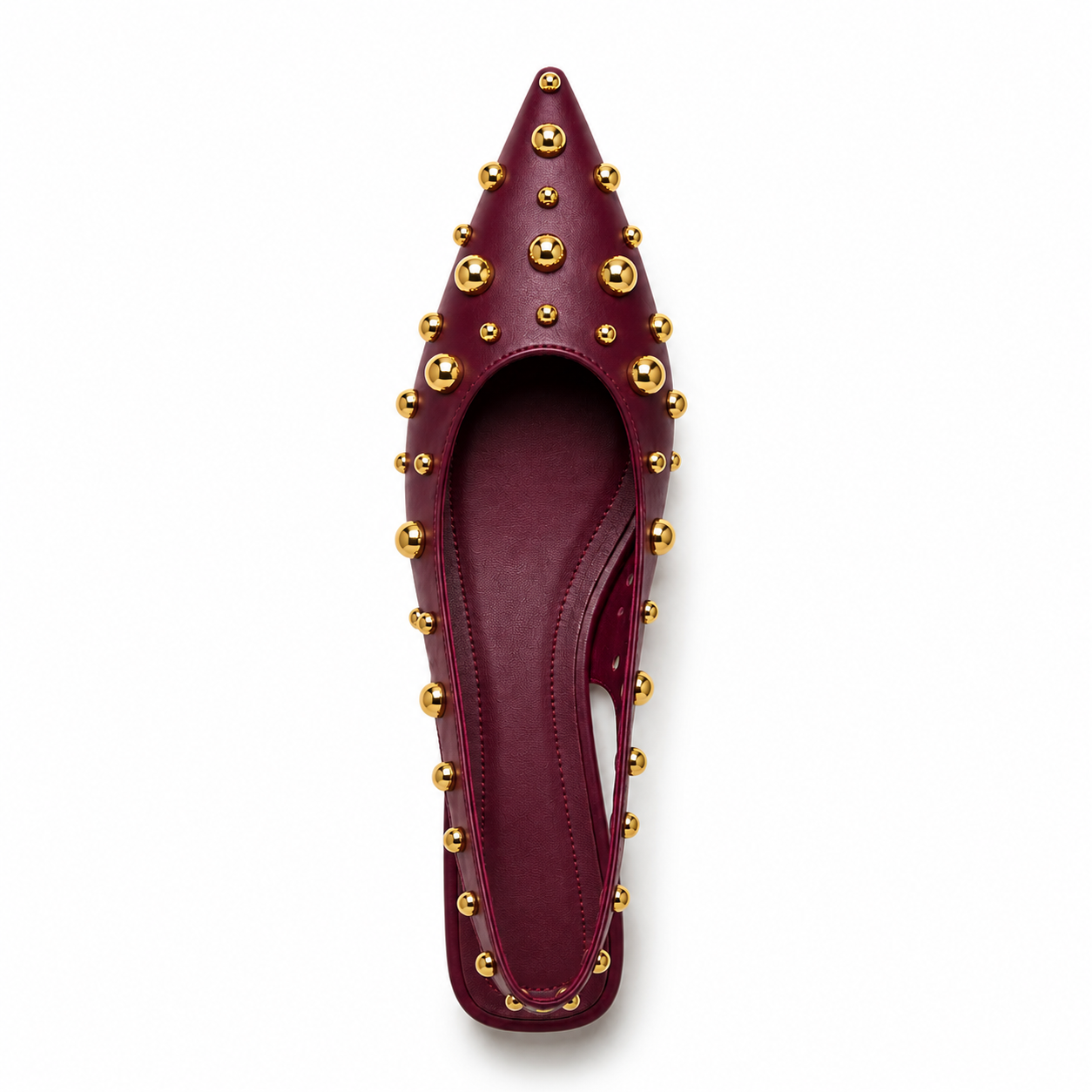 Women Burgundy Aurelia Slingback