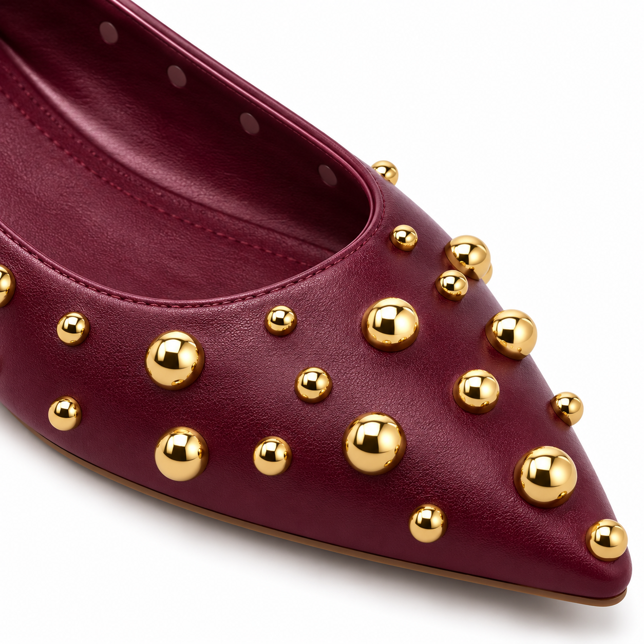 Women Burgundy Aurelia Slingback