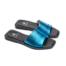 Women Metalic Blue Bush