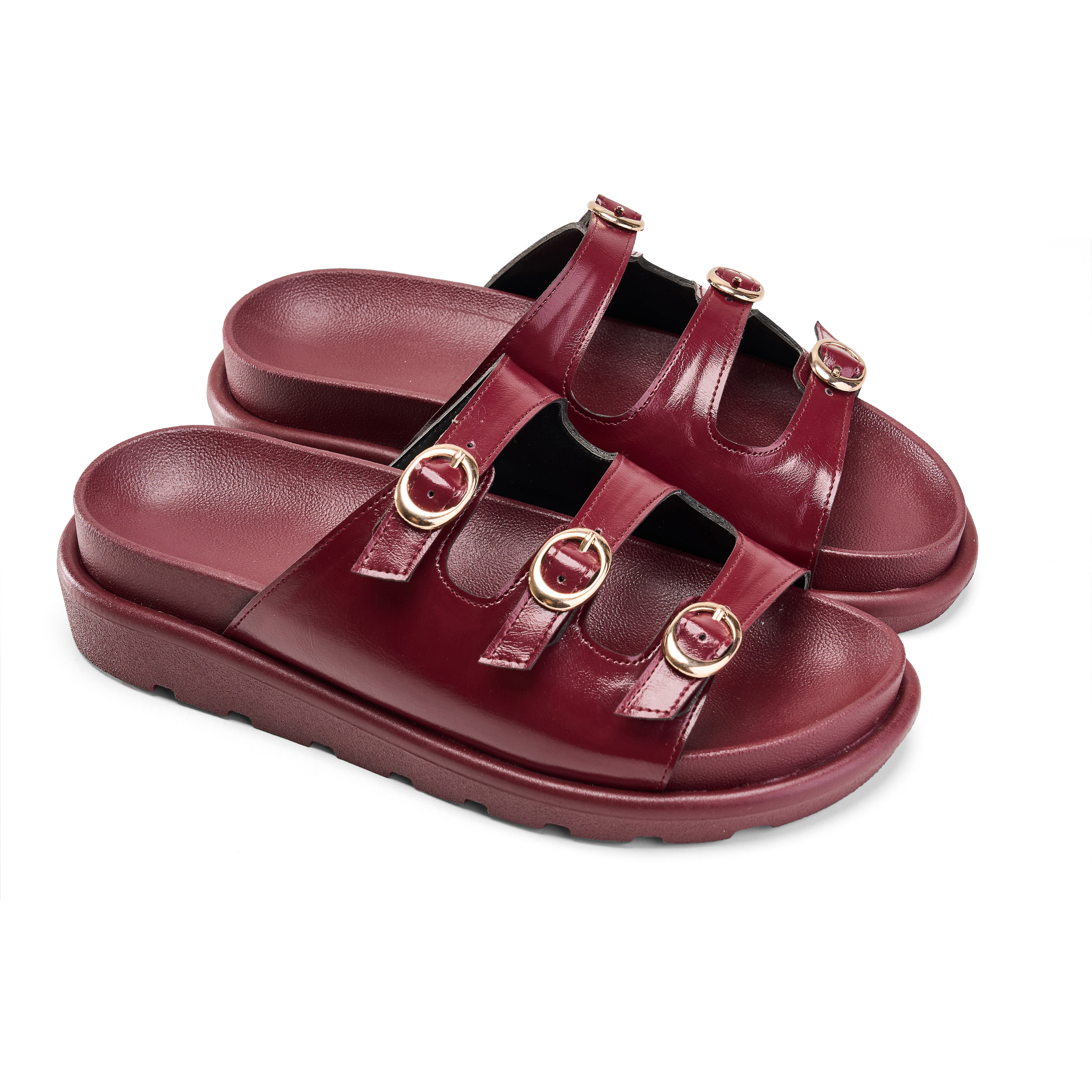 Women Burgundy Santa