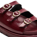 Women Burgundy Santa