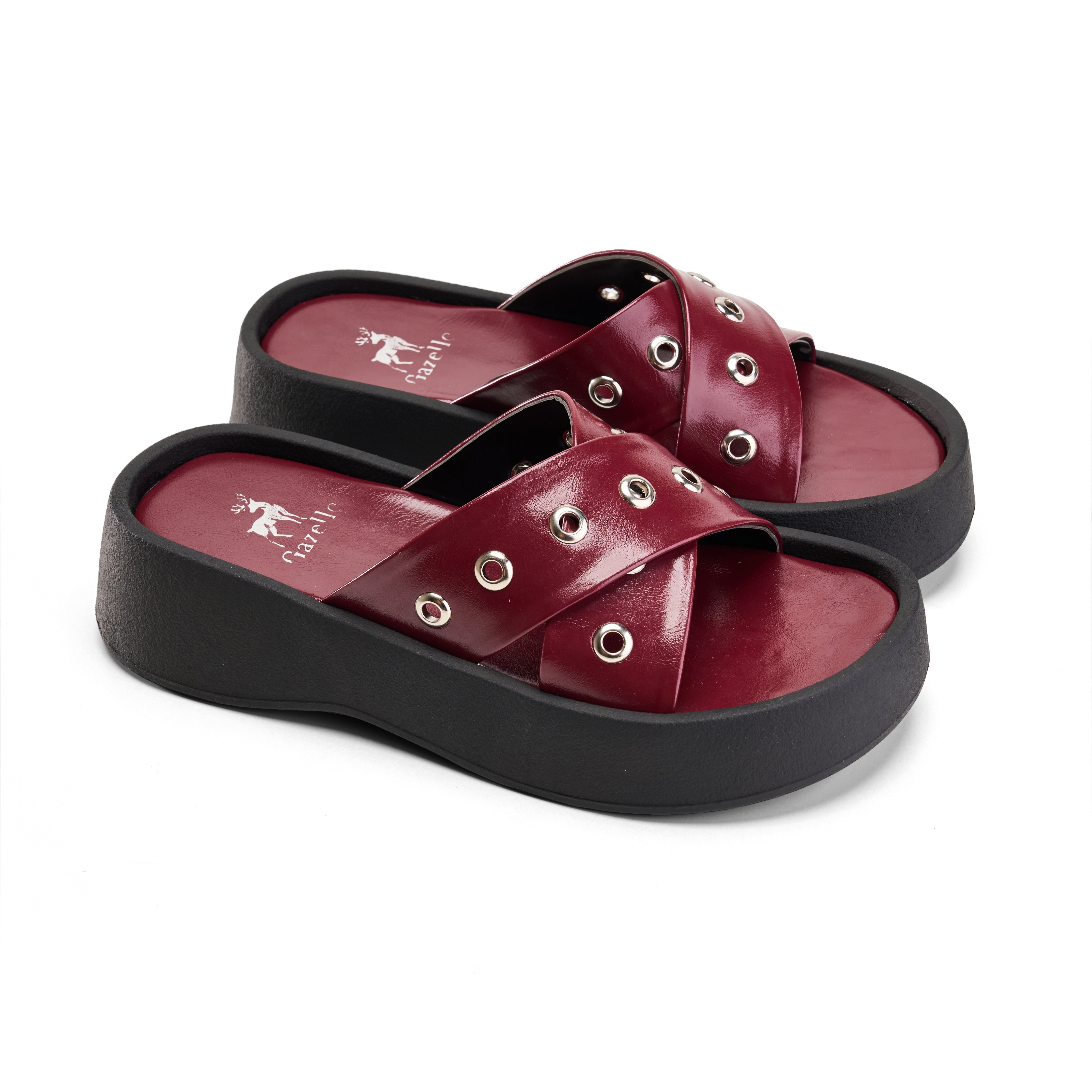 Women Burgundy Rhoda