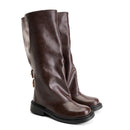 Brown Buckle Boot