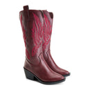 Burgundy Cowgirl Boot