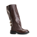 Brown Buckle Boot