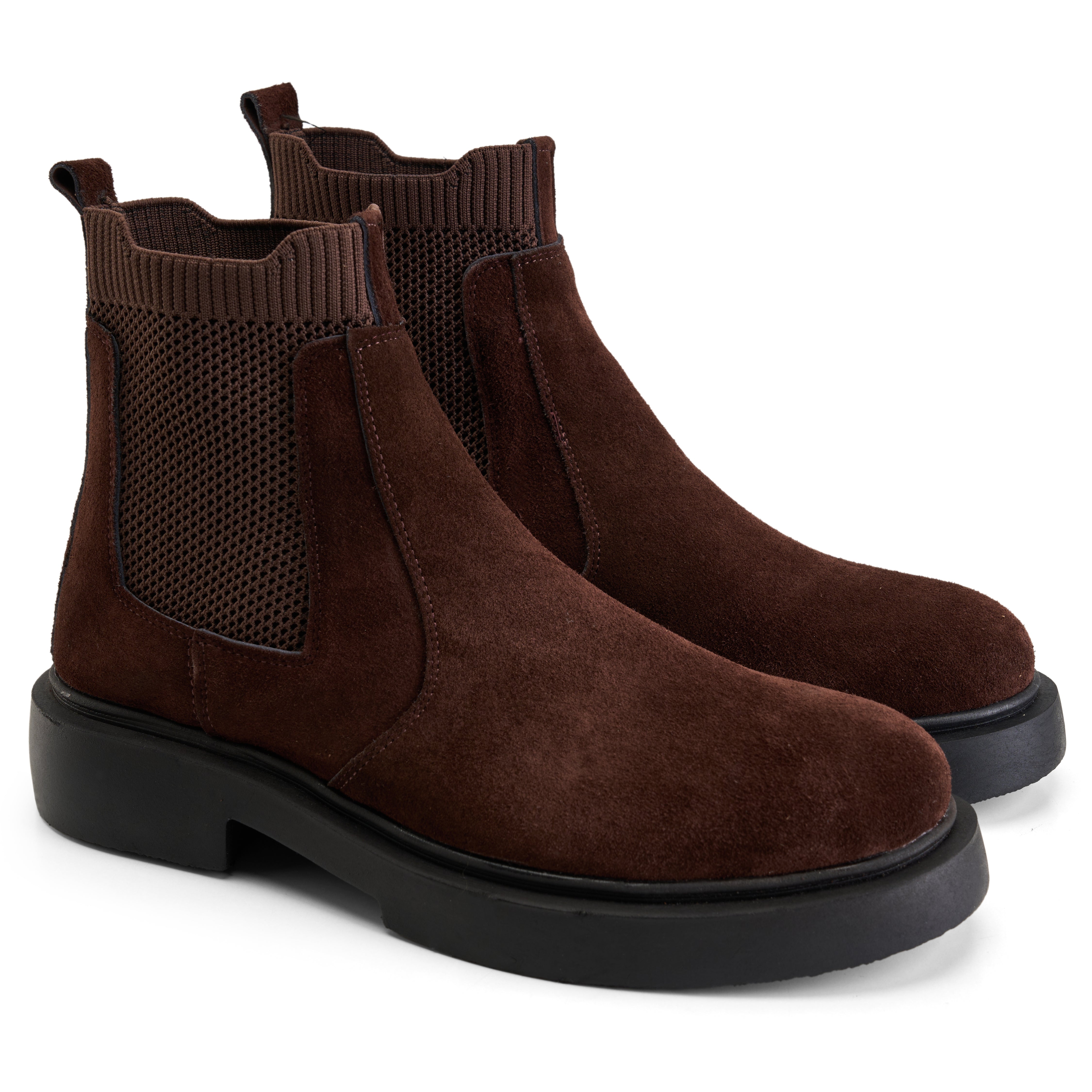 Brown Stretch Boot
