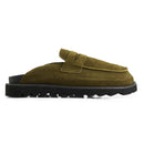 Olive Chunky Clog