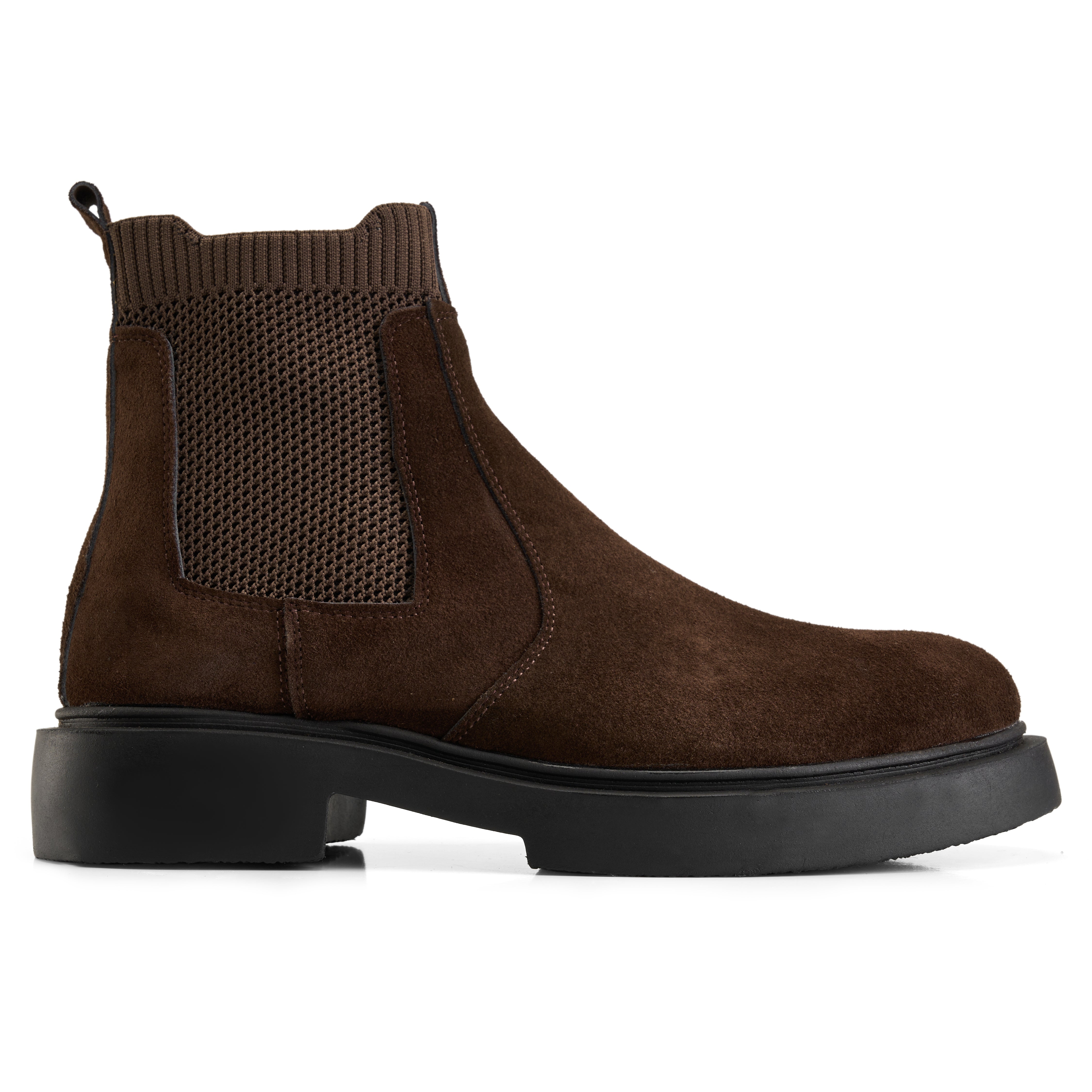 Brown Stretch Boot