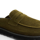 Olive Chunky Clog