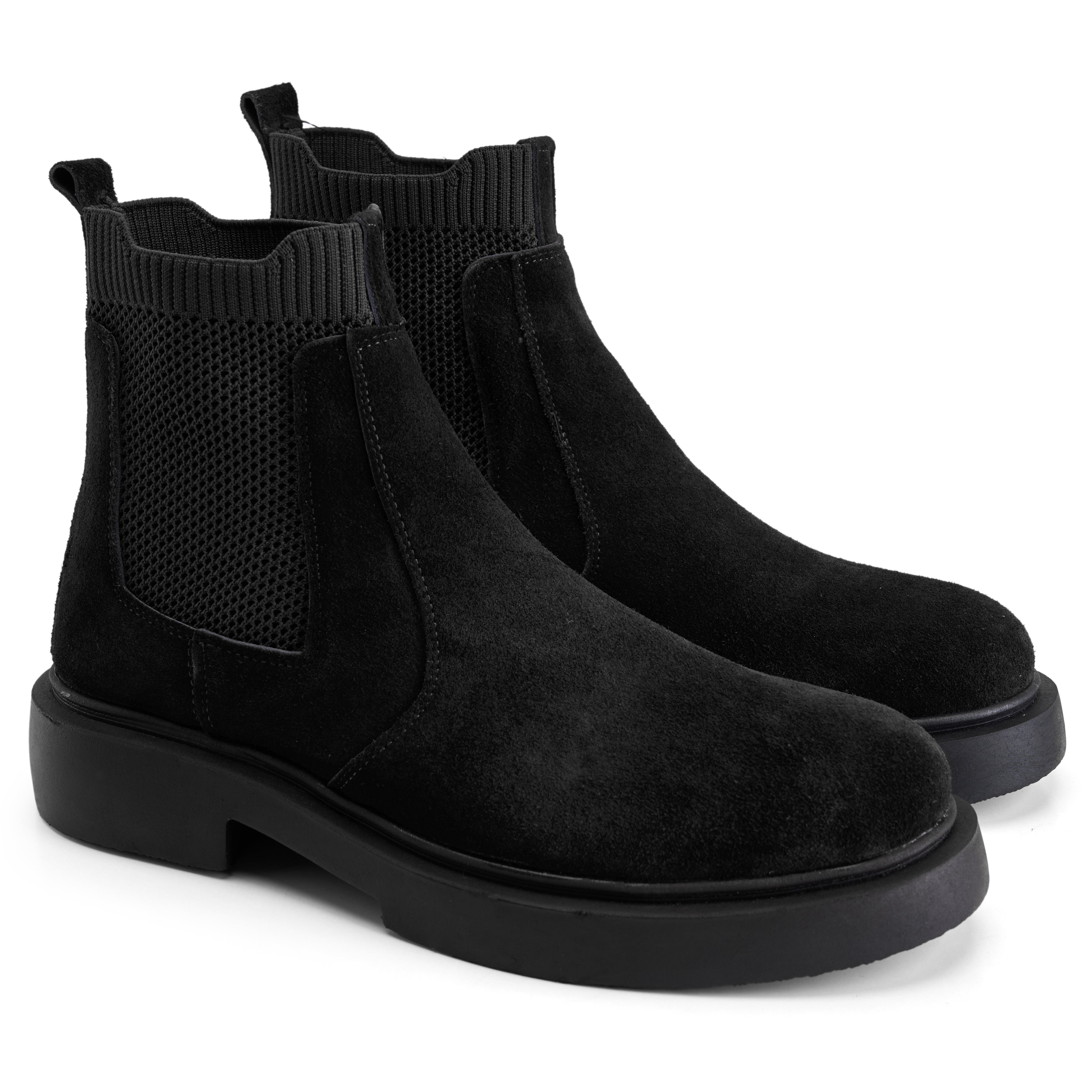Black Stretch Boot