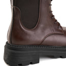 Brown Combat Style Boots
