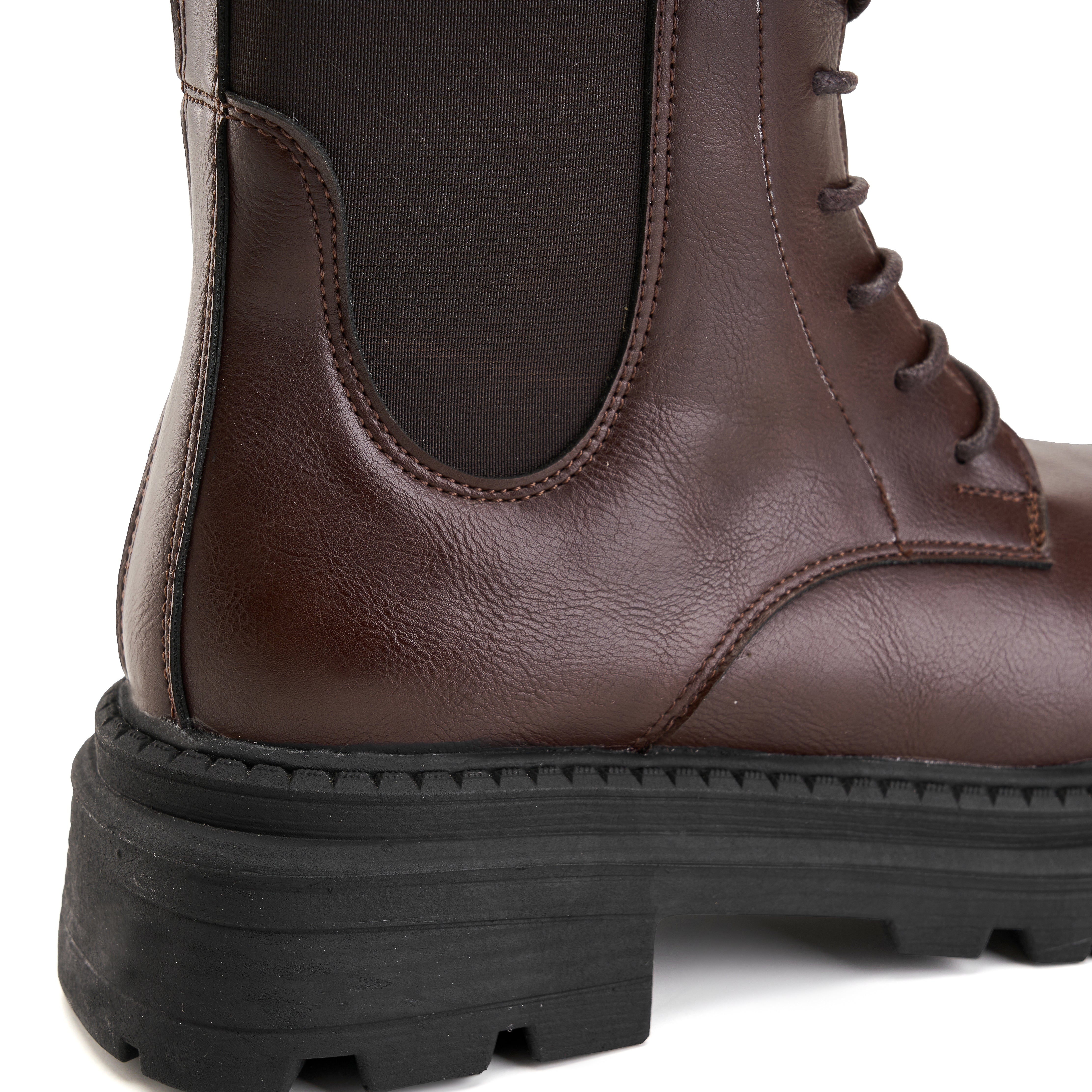 Brown Combat Style Boots