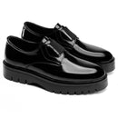 Bulky Black Verne Band Plain