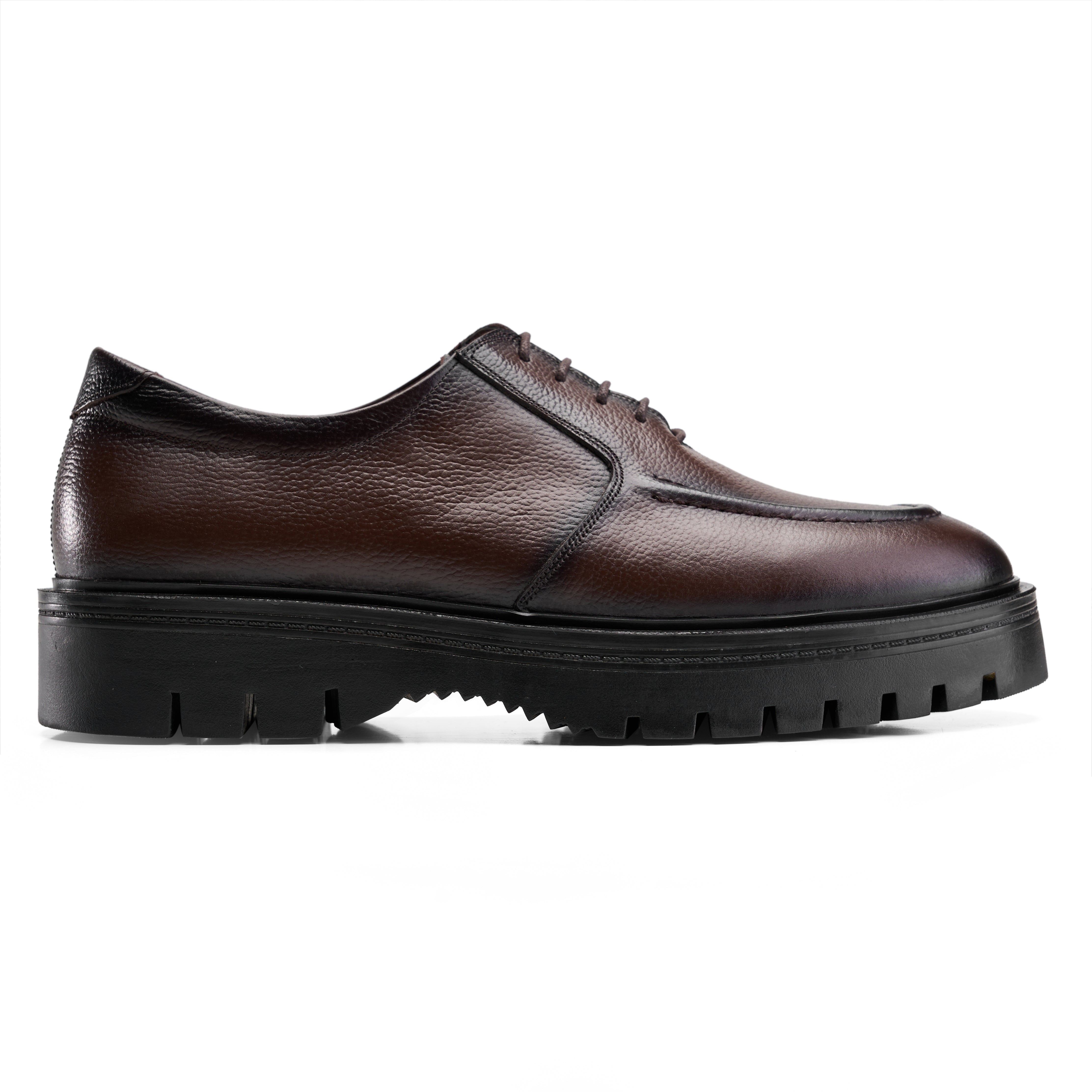 Bulky Brown Laces Loafer