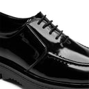 Bulky Black Verne Laces Loafer