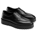 Bulky Black Laces Loafer